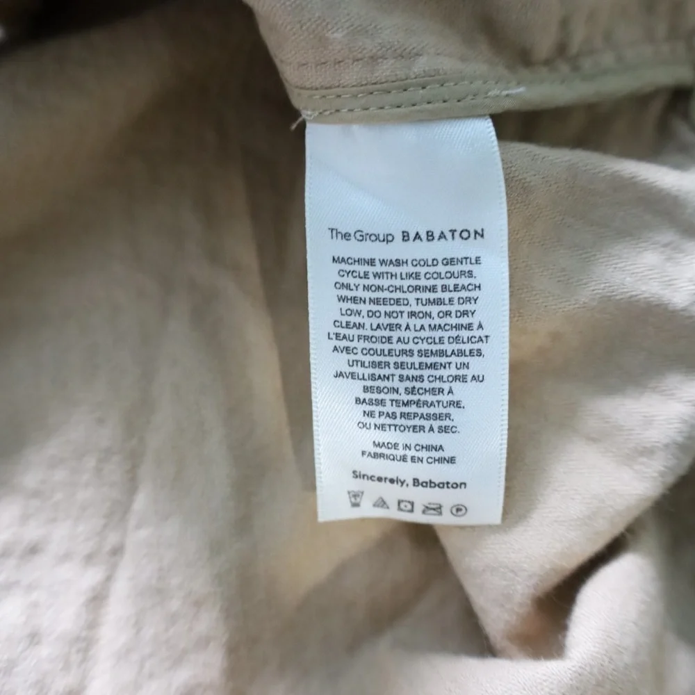 Aritzia The Group Babaton Oversized Brown/Tan Corduroy Jacket Womens Size XS - Picture 12 of 13